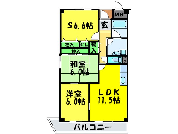 ラ・フォレグラ－スの物件間取画像